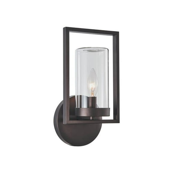 Matthew Transitional 1 Light Rubbed Bronze Outdoor & Indoor Wall Sconce - 13 in.