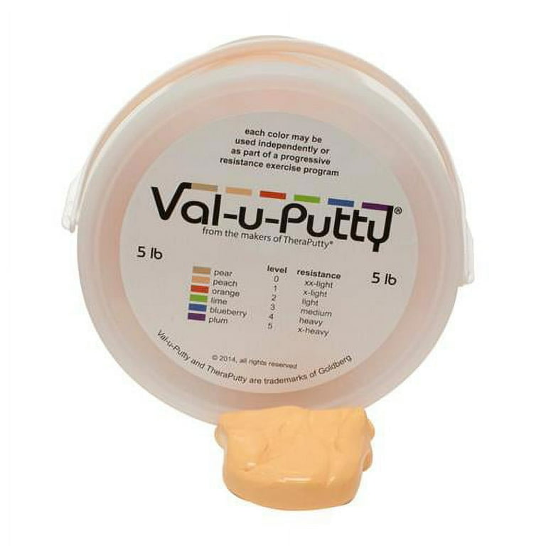 Val-u-Putty Exercise Putty - Peach (x-soft) - 5 lb Val-u-Putty Exercise Putty - Peach (x-soft) - 5 lb