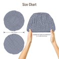 thumbnail image 2 of Gray White Geometric Print Silk Bonnet for Sleeping Women Men, Adjustable Elastic Satin Bonnet Bonnet for Sleeping, Soft Similar Silk Curly Cuteness Hair Bonnet for Sleeping, 2 of 7