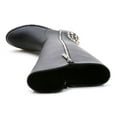 thumbnail image 6 of Ferwind Women's Slouch Boots Metallic Studded High-Low Shaft Adult Black  8, 6 of 8