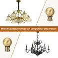 thumbnail image 6 of Uxcell 30mm Lamp Shade Finial, 2pcs Lamp Finials Caps Knob with Removable Base 1/4-27 Inch Threaded Alloy, 6 of 6