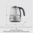 thumbnail image 2 of Breville BTM500CLR The Breville Smart Tea Infuser Compact, 1L Capacity, Silver, 2 of 6