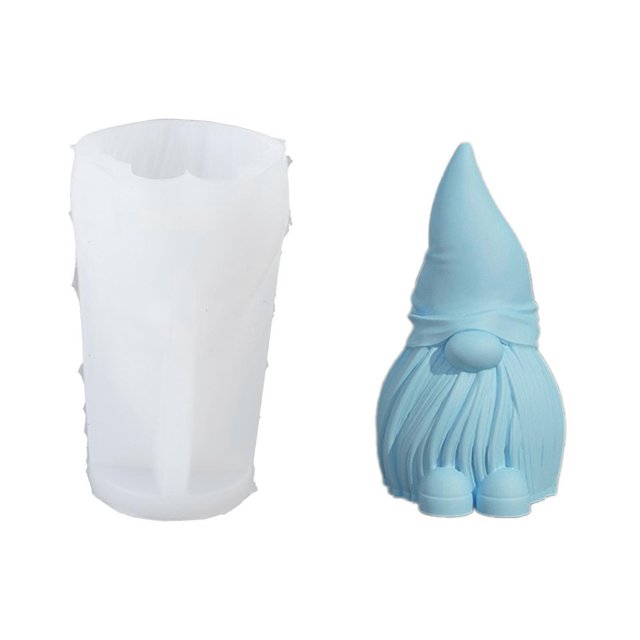 Dwarf Decorations Mold Easy to Clean Silicone Mold Faceless Dwarf Ornaments Making Mould Stylish Handmade DIY Crafts