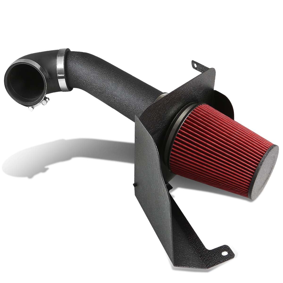 FOR GMC//CHEVY//CADILLAC HEAT SHIELD COLD AIR INTAKE KIT 4.8//5.3//6.0 PICKUP BLACK