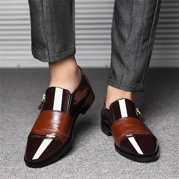 BOBOGOJP Men's Dress Shoes Formal Cap Toe Oxford Dress Shoes for