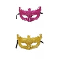 thumbnail image 1 of Paquete de 2 s de encaje con para mujer con corbatas, disfraces, Halloween, graduación, carnaval, vacaciones, disfraces, accesorios, mujeres, hombres, Hugo Cubierta de la mascarada, 1 of 10