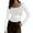 White, variant on EDFBUYKRS Womens Fall Tops Crewneck Oversized Sweatshirt Striped Color Block Tops Casual Long Sleeve Shirts Loose Pullover Winter T Shirts Outfits Size S