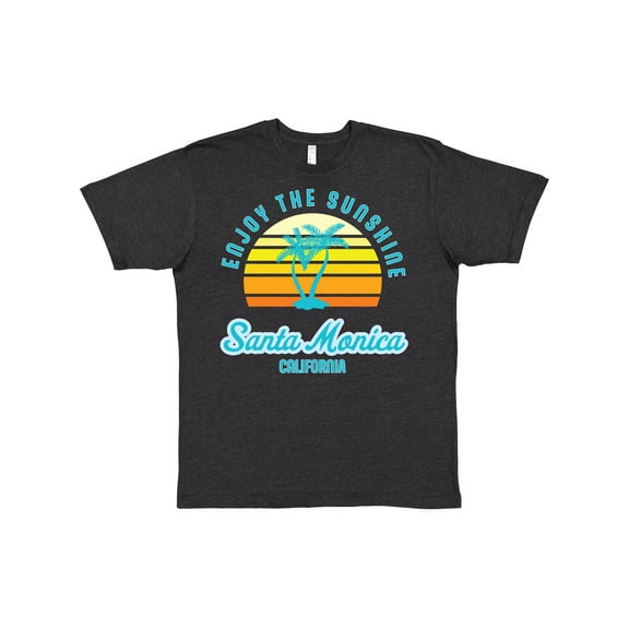 Inktastic Summer Enjoy the Sunshine Santa Monica California in Blue T-Shirt