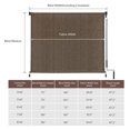 thumbnail image 4 of YOSITiuu Outdoor Shade Fabric for Porch Gazebo, Patio Cordless Blinds Roll Up Shade (7' W X 8' L), Mocha, 4 of 7