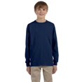 thumbnail image 1 of Jerzees T-Shirt à Manches Longues pour Jeunes 5.6 oz. Dri-Power ACTIVE - J NAVY - L, 1 of 1
