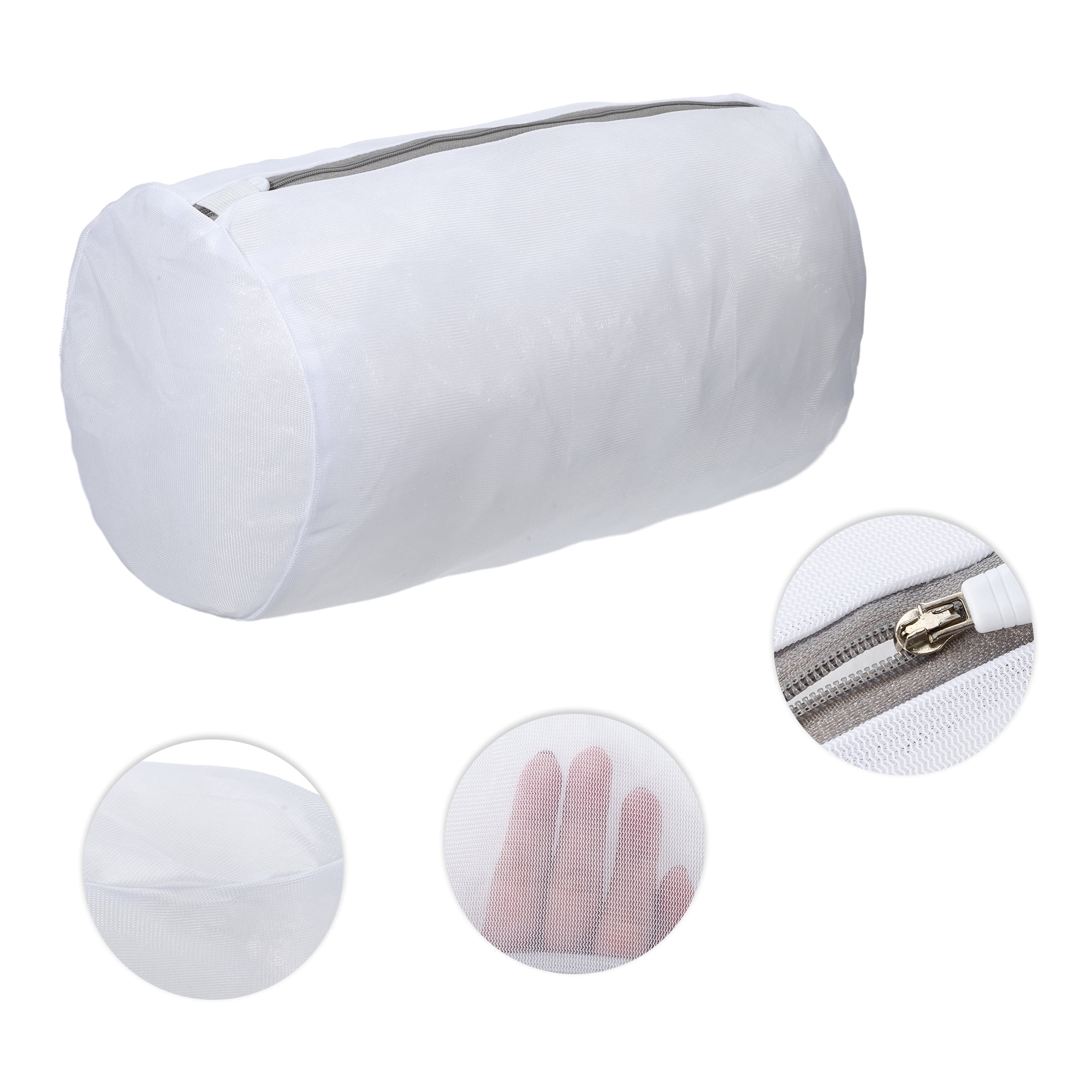 Unique Bargains Thickened Mesh Laundry Bags Laundry Hamper for Bathroom 12.99"x8.66" 1 Pc