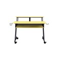 thumbnail image 3 of 47" Yellow and Black Computer Desk, 3 of 5