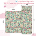thumbnail image 5 of Golden Retriever Dog and Flowers Toddler Nap Mats for Kids Preschool,Sleeping Mat Bag or Kids,Toddler Sleeping Bag,Toddler Nap Mat or Daycare, 5 of 6