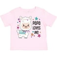 thumbnail image 3 of Inktastic Papa Loves Me- Cute and Happy Llama Boys or Girls Toddler T-Shirt, 3 of 5