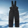 thumbnail image 2 of Children's Ski Pants Boys And Girls Winter Outdoor Warm Thickened Snowboard Double Board Children's Ski Pants Snow Bib 5t Girls, 2 of 4