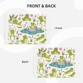 thumbnail image 4 of Placemats Set of 4 / 6, Cartoon Frogs Placemats for Dining Table Indoor/Outdoors Heat Resistant Washable Placemats 18" x 12", 4 of 8