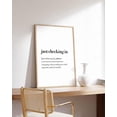 thumbnail image 6 of HAUS AND HUES Funny Wall Décor - Home Office Wall Decor Funny Quotes for Walls Office Wall Decor Quotes Funny Wall Art for Office Home Office Funny Quotes Just Checking In (Framed Beige, 24x36), 6 of 6