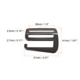 thumbnail image 2 of Uxcell 1.5" Webbing Release G Hook Buckle Adjuster for Backpack Strap, 2Pack Dark Grey, 2 of 6