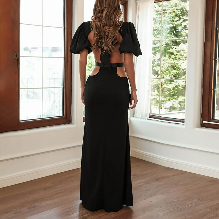 ladies backless dress Bare Backless Halterneck Maxi Dress Beige Leopard