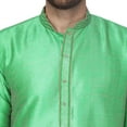 thumbnail image 5 of SKAVIJ Kurta Pyjama for Men 2-Piece Indian Traditional Party Dress Green XL, 5 of 6