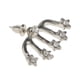 thumbnail image 1 of 1 par de mujeres encantadoras de cristal en apariencia de estrella para los oídos Pin Wrap pendientes brazalete de la joyería Fernando Zarcillos, 1 of 8