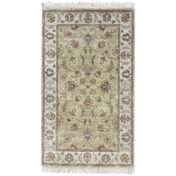 Wahi Rugs Hand Knotted Ziegler Agra 3'0" x 5'2" - w126