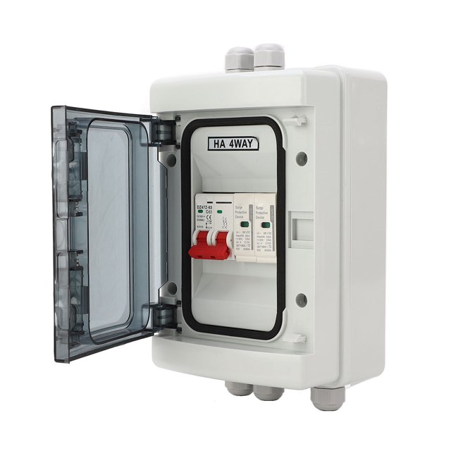 500V Circuit Breaker, IP65 Waterproof DC Miniature Disconnect Switch, Distribution Box for Solar Panels Solar Power Generation Systems