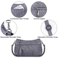 thumbnail image 4 of HAWEE Genuine Leather Purse for Women Hobo Bag Trendy Crossbody Bag and Shoulder Bag with 2 Straps, 4 of 5