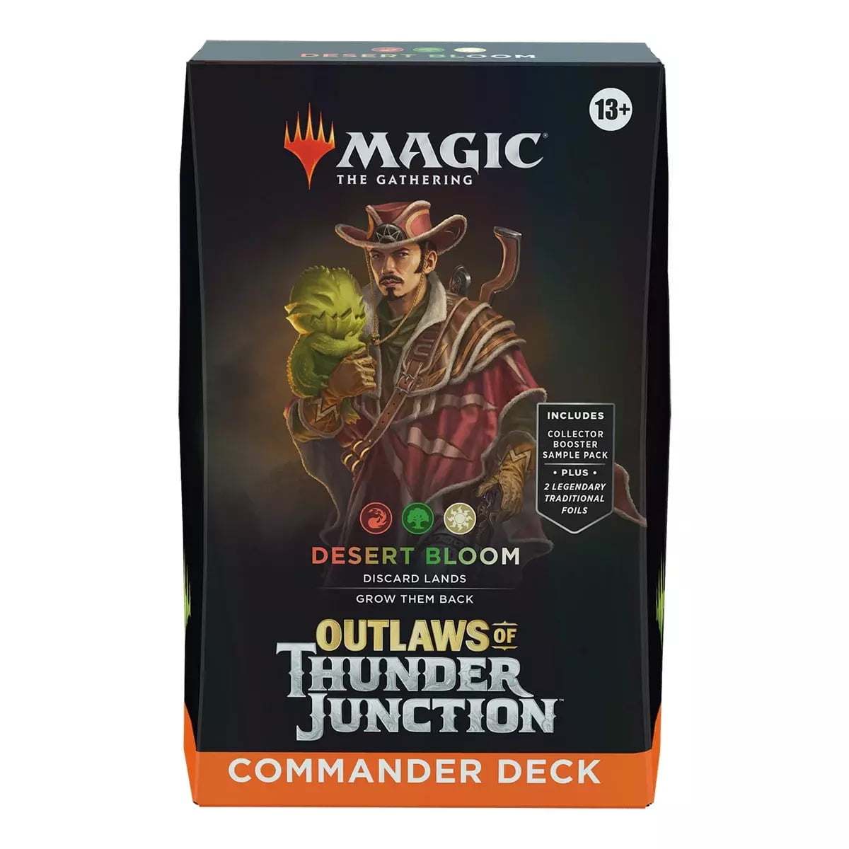 Magic The Gathering Outlaws of Thunder Junction Deluxe Commander Kit – Desert Bloom