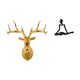 thumbnail image 1 of Estatua de cabeza de ciervo,Decoración de pared con cabeza de ciervo,animales,adorno para el hogar,Esculturas de alce de pared con cabeza de ciervo de resina para oficina,Figura de, 1 of 8
