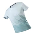 thumbnail image 6 of BRGZLK Mens Short Sleeved Round Neck Top Crew Neck Tshirts Casual Shirt Loose Fit Gradient Color Gym Workout Athletic Tee Tops, 6 of 6