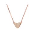 thumbnail image 1 of 16 Po Femmes Mini Coeur & CZ Charme Pendentif Collier & 44; Délicate Chaîne de Câble, 1 of 1