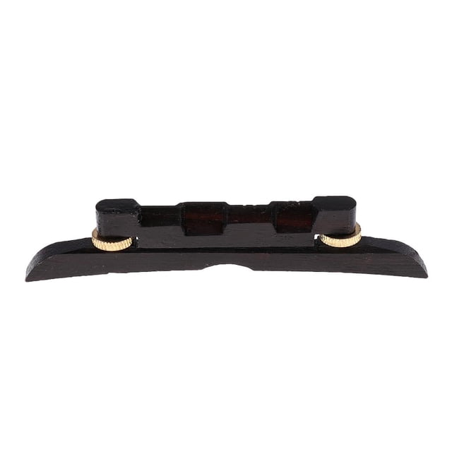 Puente de mandolina Sunnimix ajustable de madera de ébano