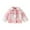 Pinks, variant on Toddler Girls Plaid Jackets, Baby Girls' Fuzzy Fleece Jackets Fall Winter Lapel Button Long Sleeve Outwear Coat Green 18 Months