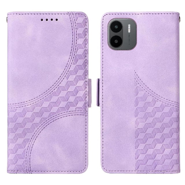 Funda GANGXUN para Xiaomi Redmi A1 4G con diseño acolchado elegante, cuero PU, protección total y ajuste preciso
