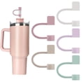thumbnail image 1 of Fundas de silicona para pajitas, paquete de 5 unidades, compatibles con Stanley de 40 oz, 1 of 7