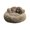 Coffee, variant on VANLOFE Plush Pet Beds for Dogs Soft Big Plush Cushion Washable Dog Beds Self-Warming Sleeping Bed for Dogs 60*60cm/23.6*23.6in Gray