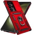 thumbnail image 1 of Estuche GANGXUN para Samsung Galaxy S24 Ultra, soporte giratorio 360°, estilo mecánico y magnético, 1 of 5