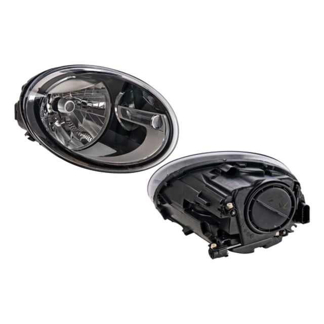 Faro Beetle 2012 A 2016 Volkswagen Der Fdo Negro Eléctrico C/Motor P/Halog DEPO .