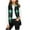 Green, variant on GDREDA Womens Fuzzy Fleece Vest Sleeveless Sherpa Jacket with Pockets Warm Fluffy Zip Up Outerwear Coats Blue,XL