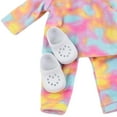 thumbnail image 6 of My Life As Loungewear Fashion Set for 18-inch Doll, 3 Pieces Included, Pink Yellow Blue Tie-Dye, 6 of 9