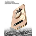 thumbnail image 4 of Compatible with Samsung S10 Plus Case Silicone TPU Shockproof Samsung Galaxy S10 Plus Phone Case Plating Astronaut Cute Pattern TPU Cases with Ring (Apricot), 4 of 14
