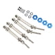 thumbnail image 3 of Eje De Transmisión CVD ANGGREK Universal Delantero Y Trasero 4 Piezas De Metal, 3 of 8