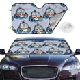 thumbnail image 2 of Kdxio Police Car Print Front Windshield Sun Shade,Folding Auto Sunshade for Car Truck SUV-Small, 2 of 6