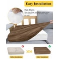 thumbnail image 5 of Brown Wood Grain Couch Cushion Covers Stretch, Washable Sofa Seat Covers Individual Seat Cushion Sofa Slipcovers Retro Farmhouse Wooden Plank Couch Cover Furniture Protector S-3PCS, 5 of 7