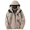 thumbnail image 1 of uikmnh Winter Coats For Men,Male Outdoor Jacket Detachable Two Piece Warm Jacket Hiking Suit,Size L, 1 of 5