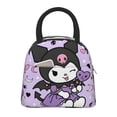 thumbnail image 1 of Unisex Cute Kuromi Insulated Lunch Box Lightweight Reusable Cooler Meal Holder Picnic Work Beach Fishing Lunch Case Tote Bags, 1 of 8