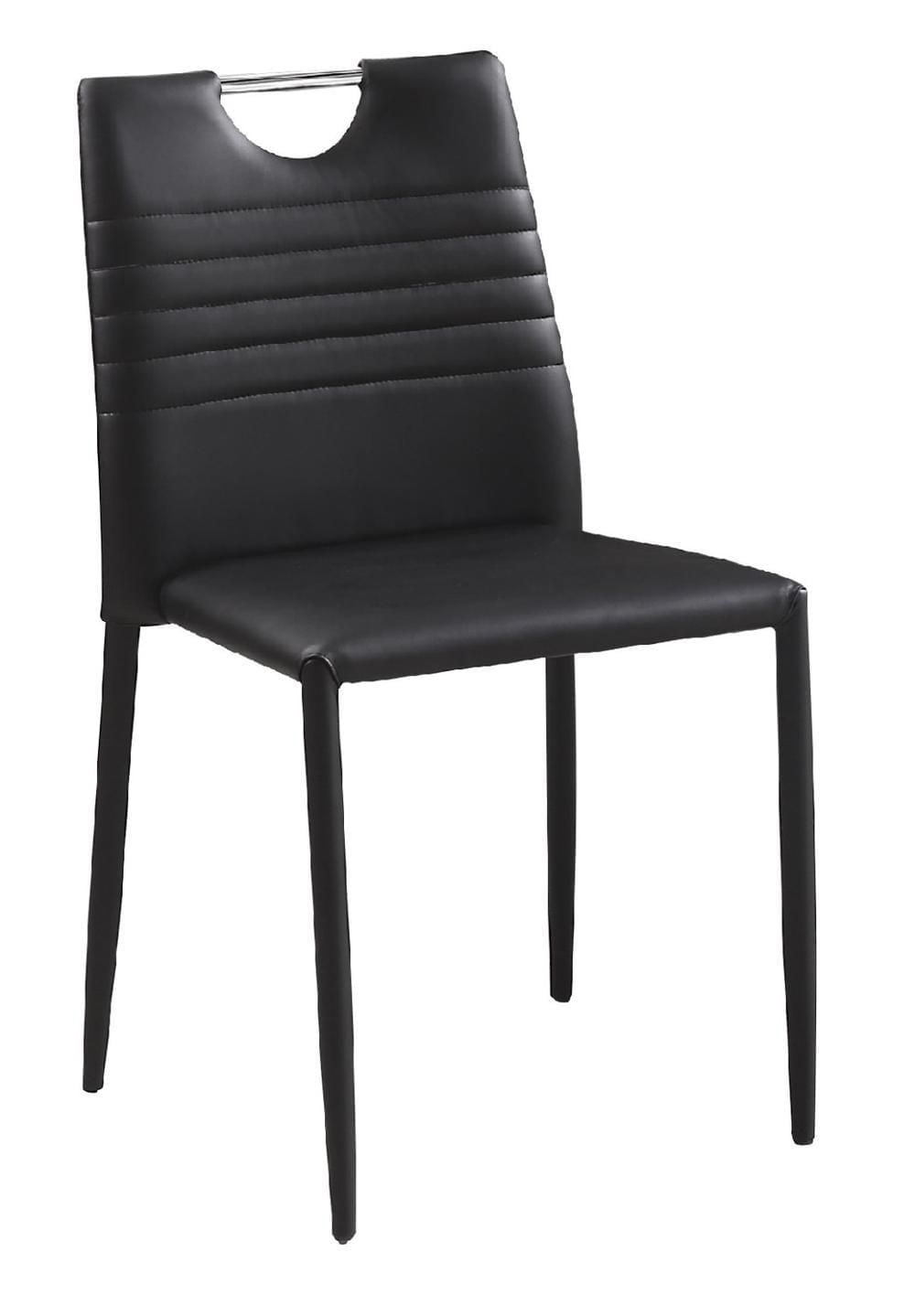 Chaise de salle à manger Canadian Mark noire (Ensemble de 2)