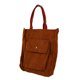 thumbnail image 4 of Bolso de hombro con cremallera, bolso de pana con cremallera, bolso de mano de gran capacidad para mujer, bolso de pana, diseño a prueba de futuro, 4 of 9