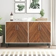 thumbnail image 7 of Catrimown Sideboard Buffet Cabinet, -Century Modern White Sideboard Storage Cabinet, Sideboard and Buffet for Living Room, white, 7 of 7